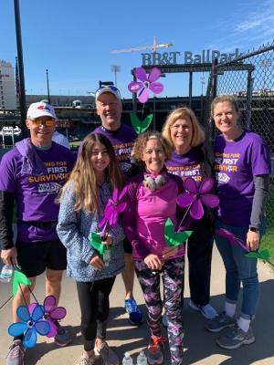 My Family and I at the Alzheimer's Walk (Freshman Year HS)